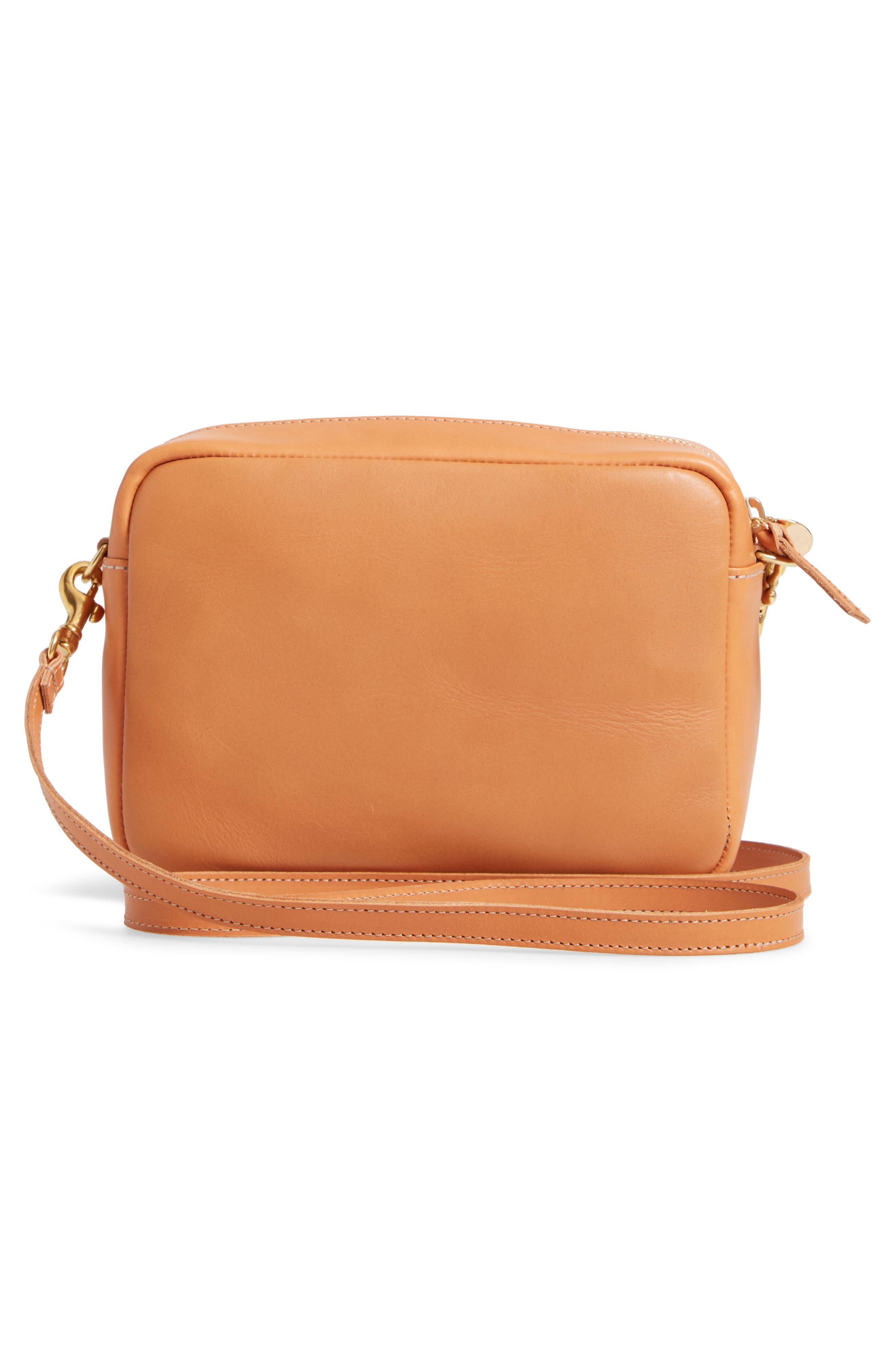 Clare V. Midi Sac Leather Crossbody Bag, Alternate, color, 