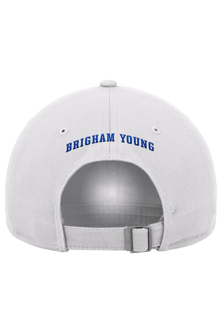 Men's Nike White BYU Cougars 2026 On-Field Club Adjustable Hat, Alternate, color, White
