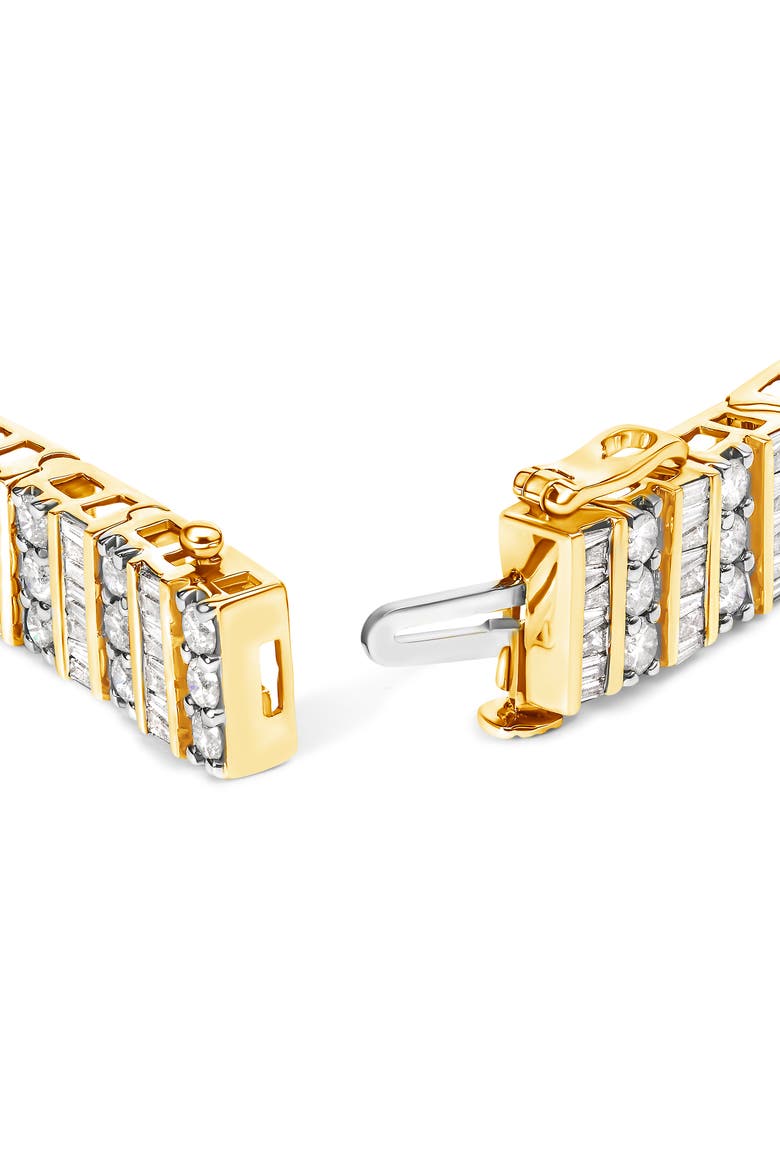 14K Yellow Gold 5.50 cttw Diamond Bracelet, Alternate, color, Yellow