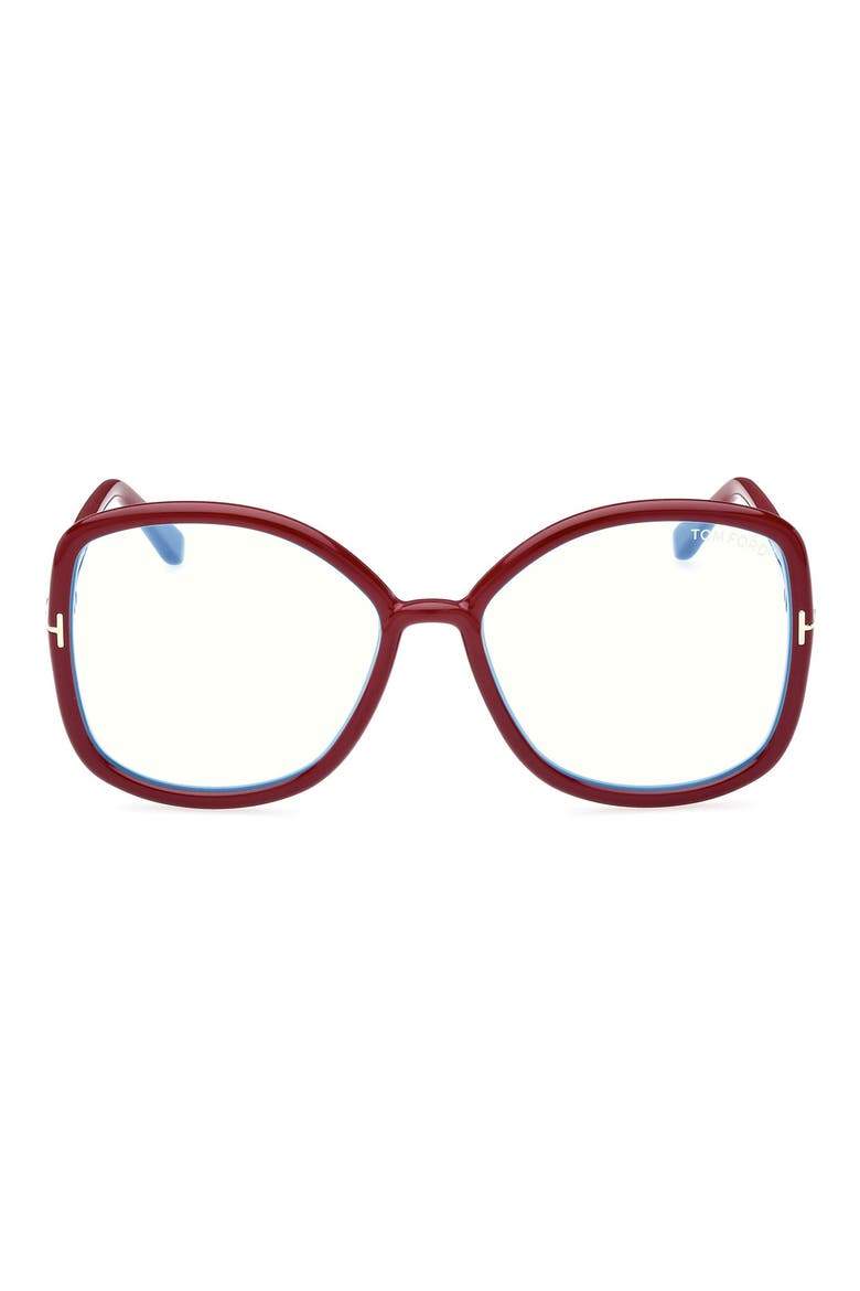 56mm Butterfly Blue Light Blocking Glasses, Main, color, PINK / OTHER