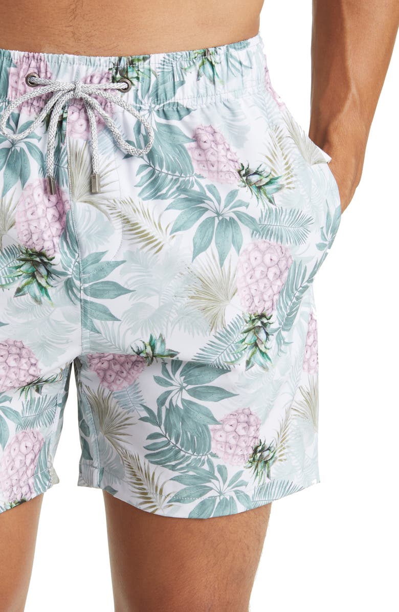 Vintage Summer Stretch Swim Trunks, Alternate, color,