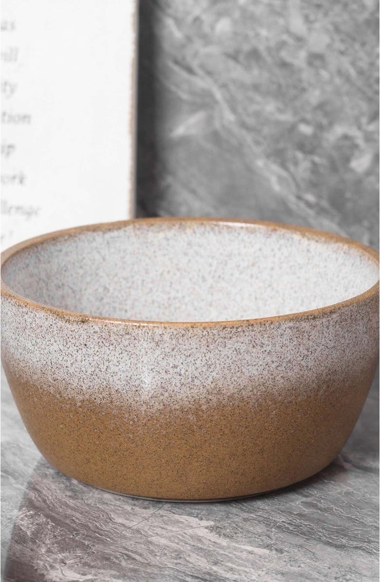 Stone Lain Vince Stoneware 4-Piece Bowl Set, Alternate, color, Brown