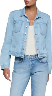 L'AGENCE Celine Denim Trucker Jacket