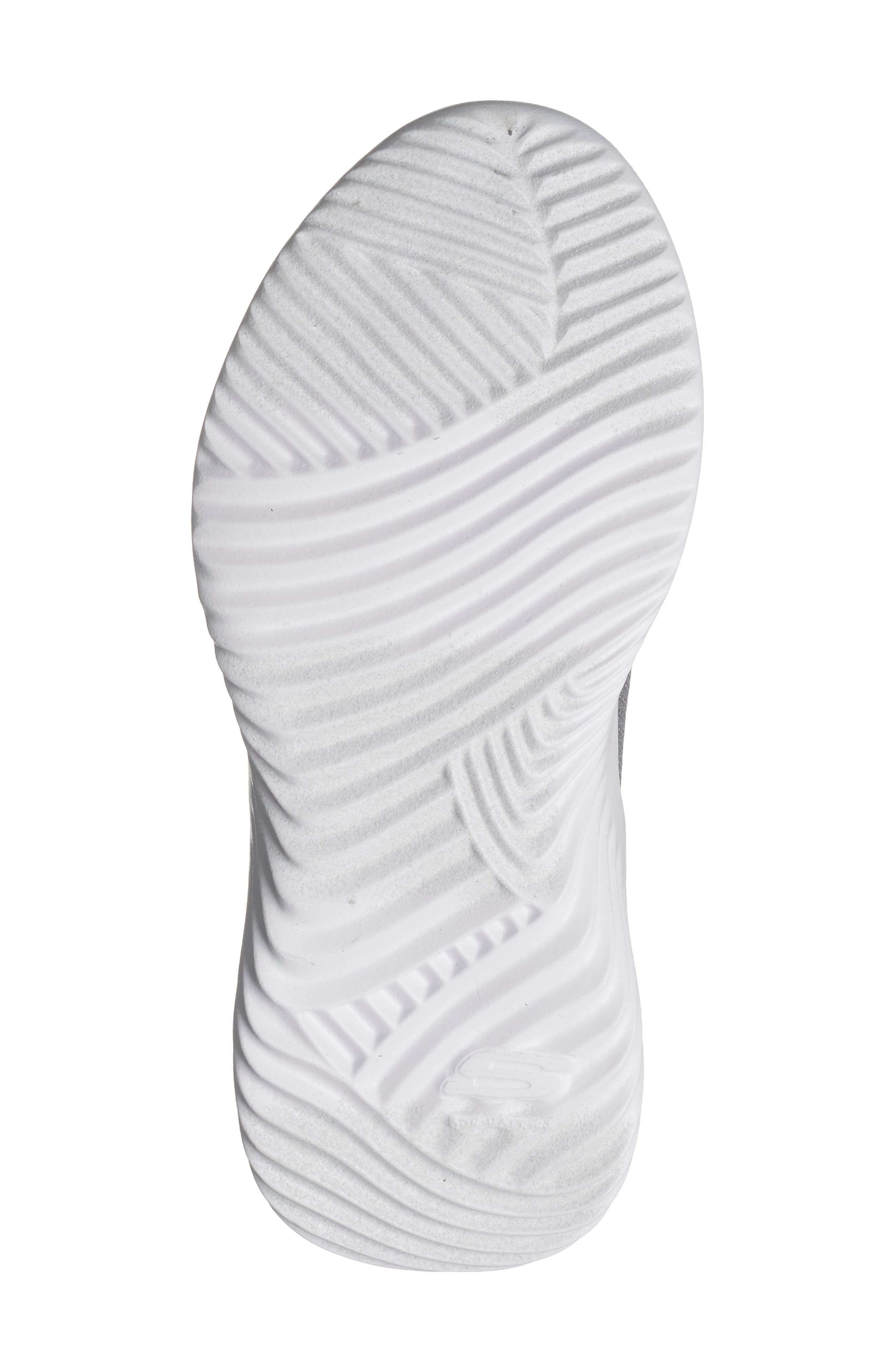 SKECHERS Kids' Slip-Ins Bounder Sneaker, Alternate, color, Grey/ Orange