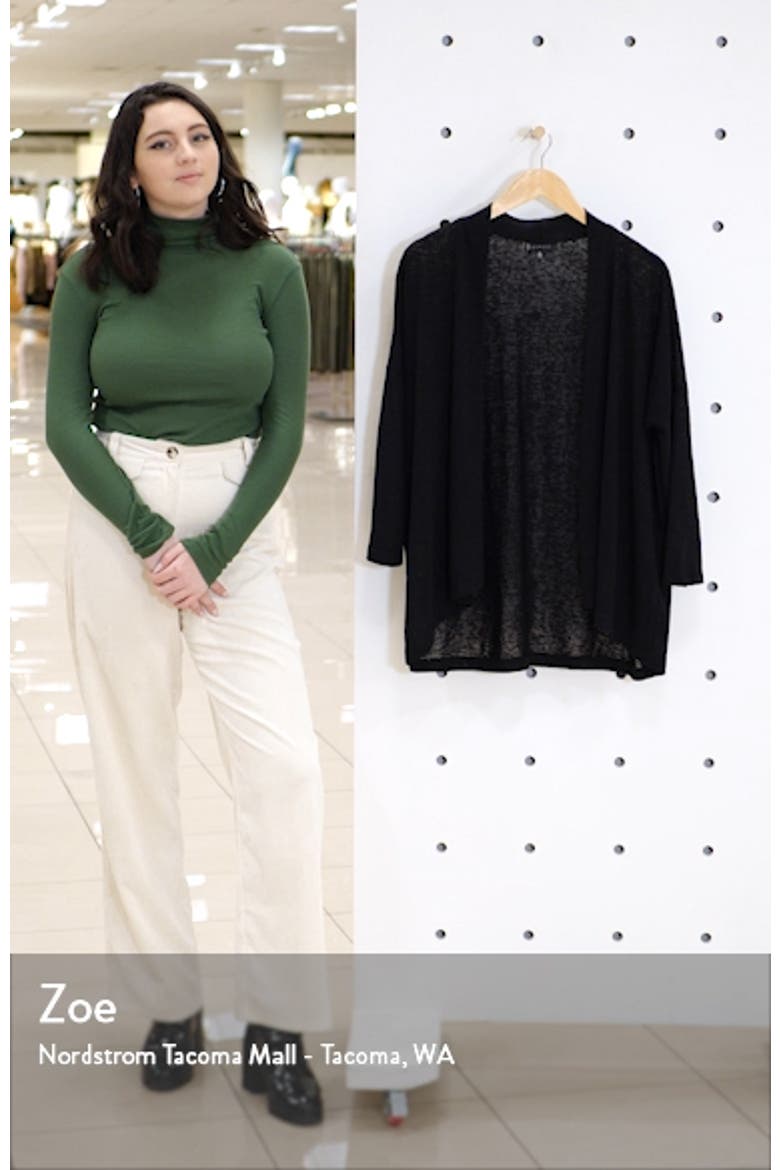 Luann Open Front Cardigan video