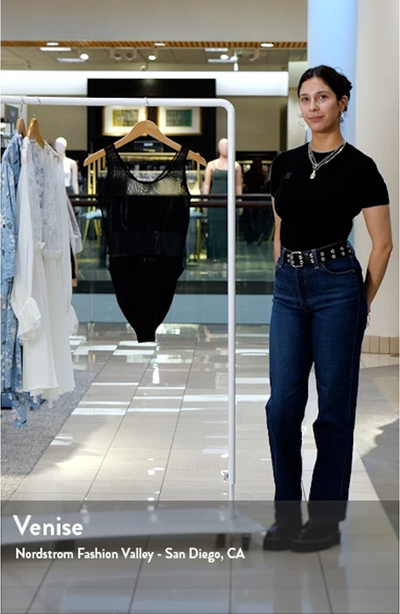 Dash Dash Mesh Inset One-Piece Swimsuit, sales video thumbnail