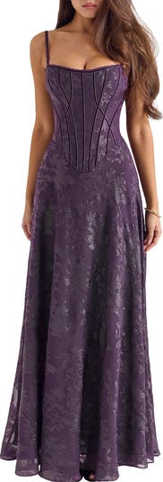 Esme Fil Coupé Gown