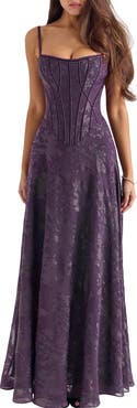 HOUSE OF CB Esme Fil Coupé Gown