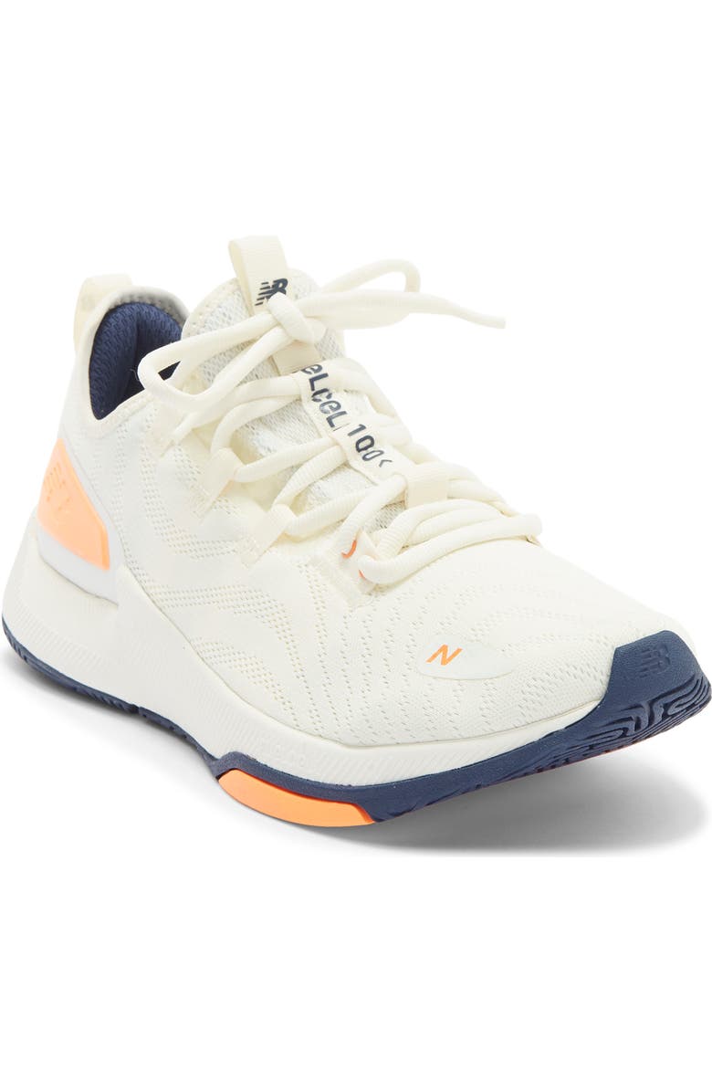 New Balance FuelCell Trainer v2 Sneaker, Main, color, Angora/ Hot Mango