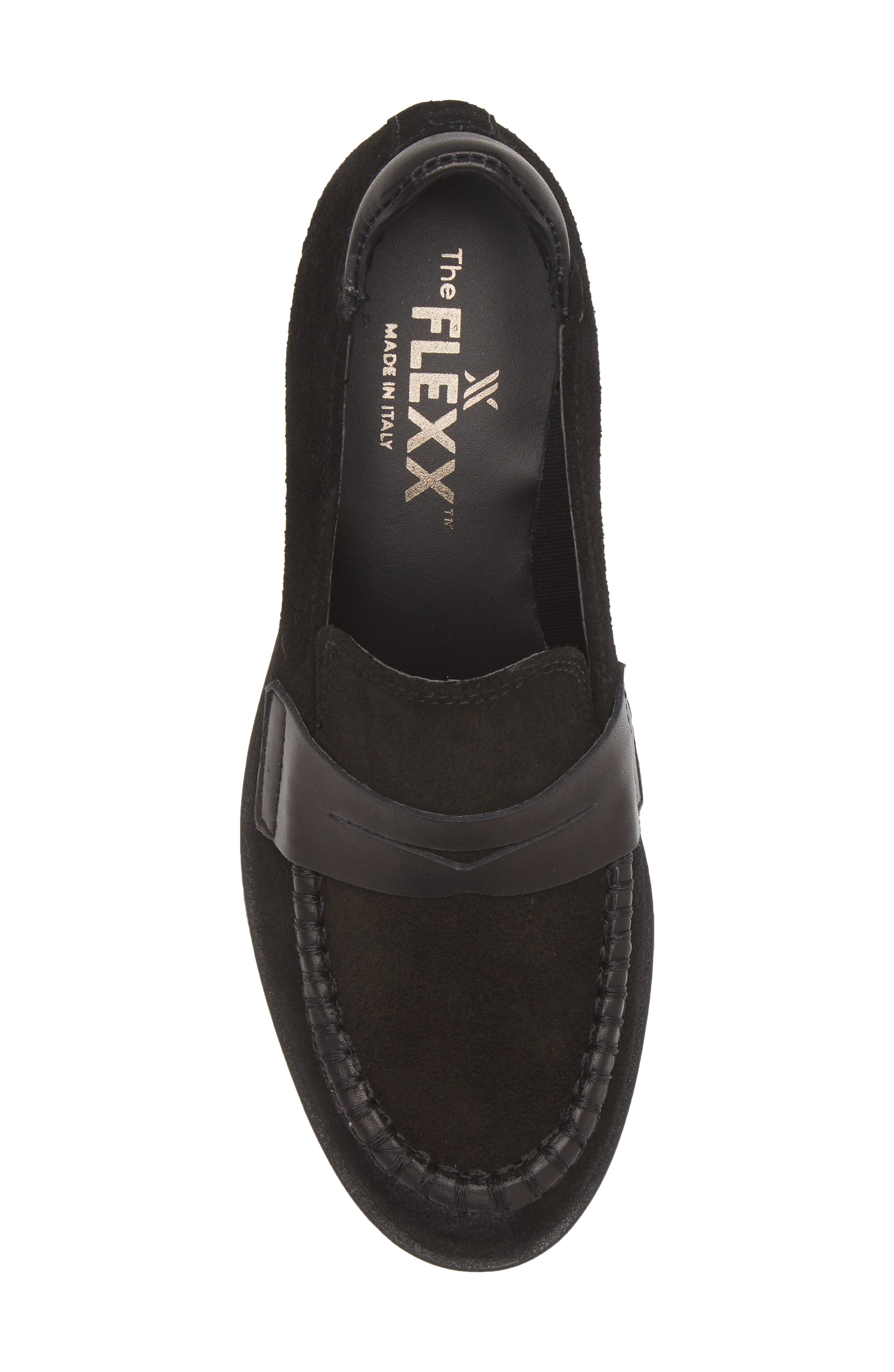 The FLEXX Steven Block Heel Penny Loafer, Alternate, color, 