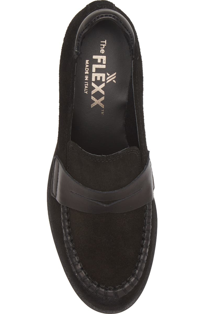 The FLEXX Steven Block Heel Penny Loafer, Alternate, color,