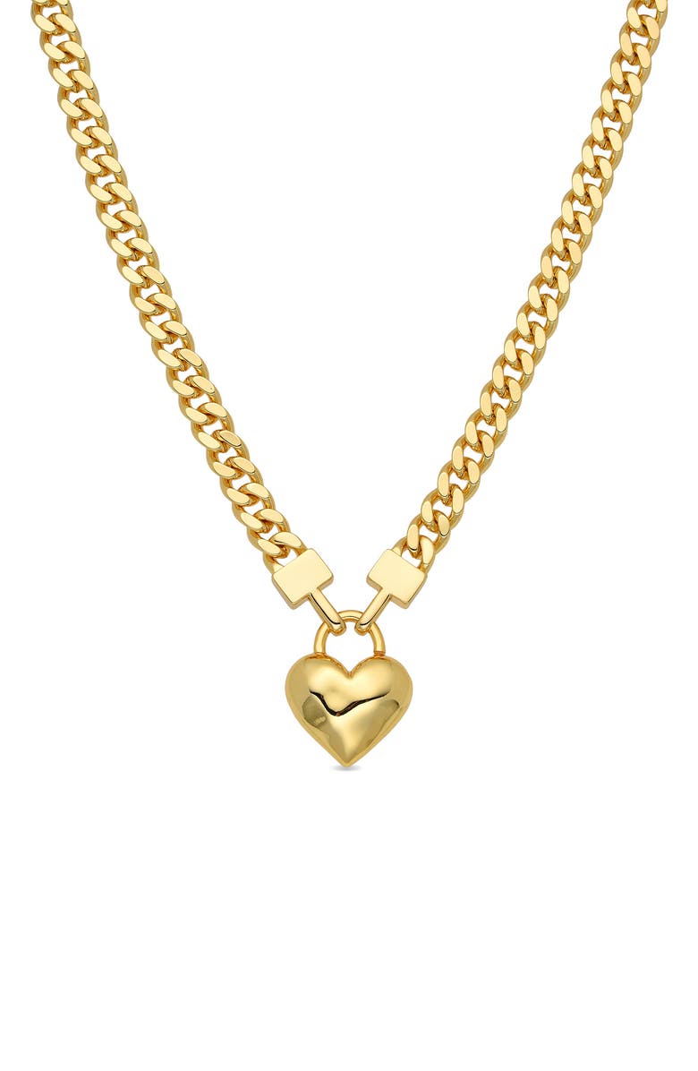 EYE CANDY LOS ANGELES Elena Heart Pendant Necklace, Main, color, 