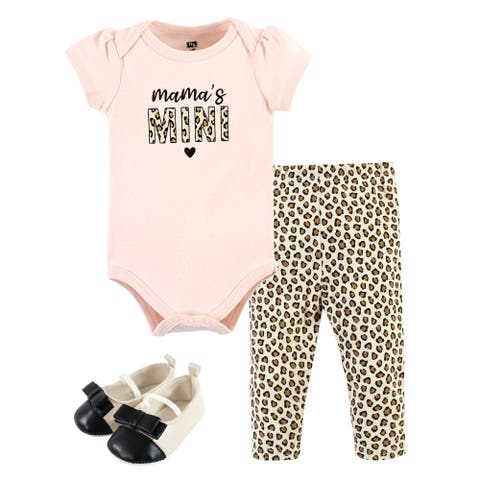 Cotton Comfort 3Pk Bodysuit, Pants, and Shoes (Baby)