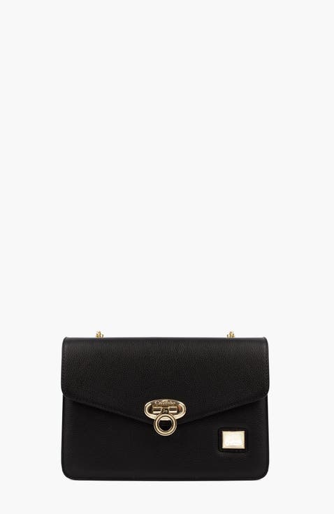 Muse 260 Pebbled Leather Shoulder Bag
