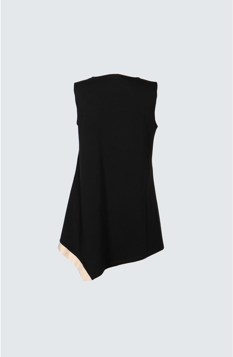 LUUKAA Harmony Cotton Jersey Top, Alternate, color, Black