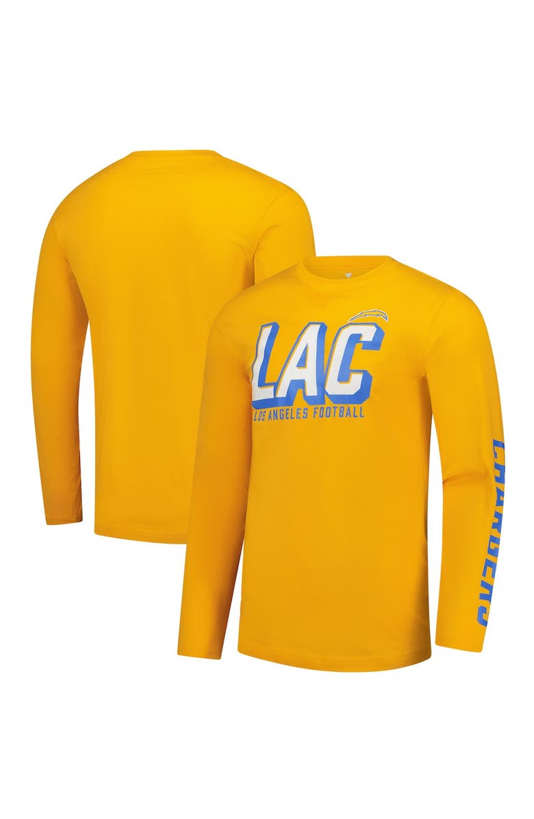FANATICS Men's Fanatics Gold Los Angeles Chargers Long Sleeve T-Shirt, Main, color, Gold