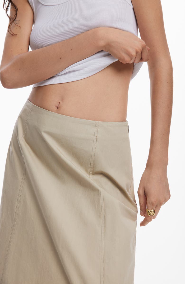 Desigual Drawcord Maxi Skirt, Alternate, color,