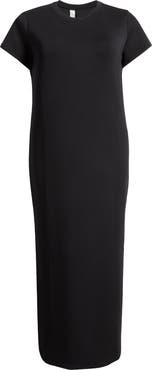 SPANX® AirEssentials Stripe Side Slit Maxi Dress