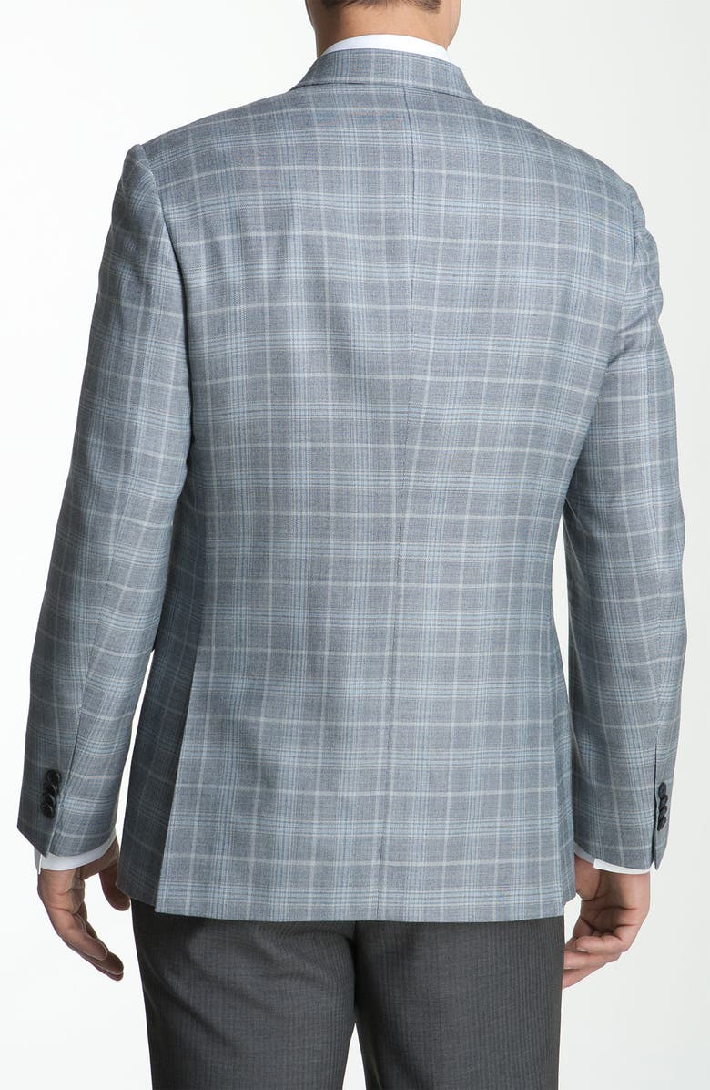 John W. Nordstrom<sup>®</sup> Blue Glen Plaid Jacket, Alternate, color, 