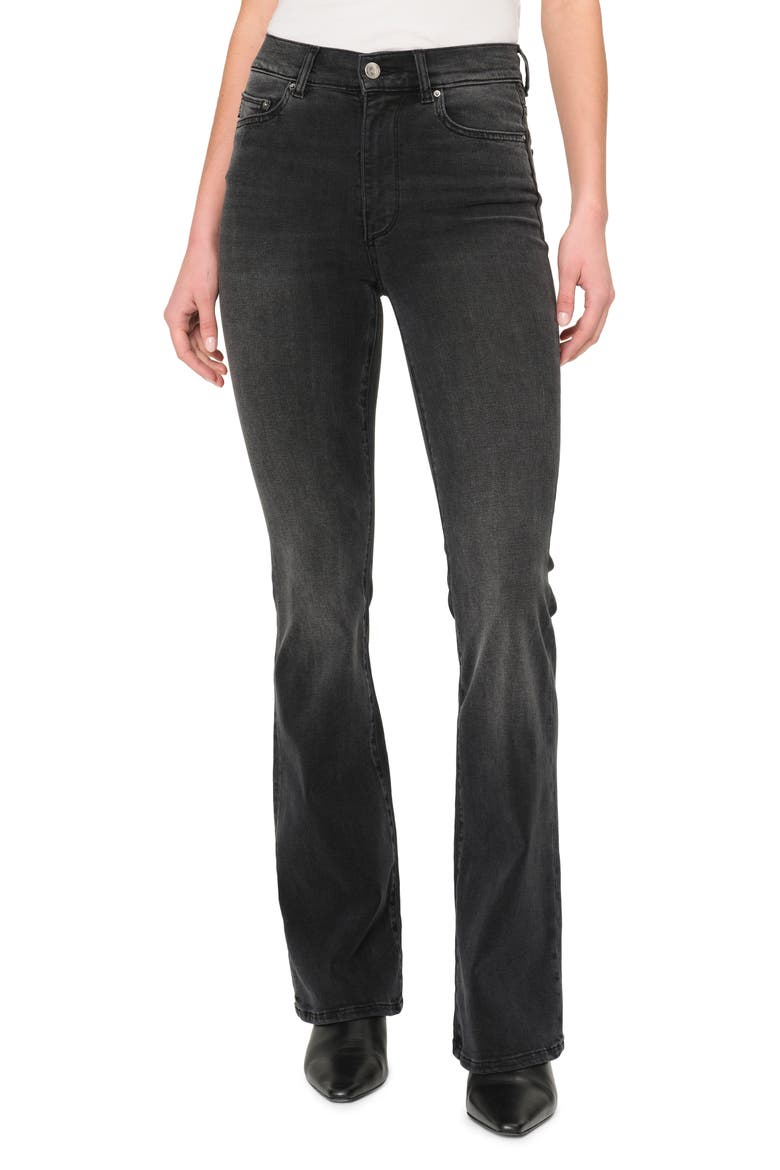 Bridget Bootcut High Rise Instasculpt Jeans, Main, color, SOFT BLACK