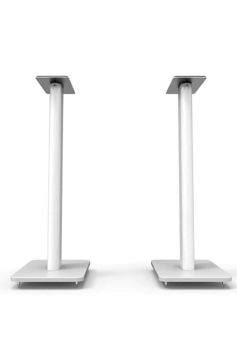 Kanto SP26PL 26" Bookshelf Speaker Stands with Rotating Top Plates and Cable Management - Pair, Main, color, White
