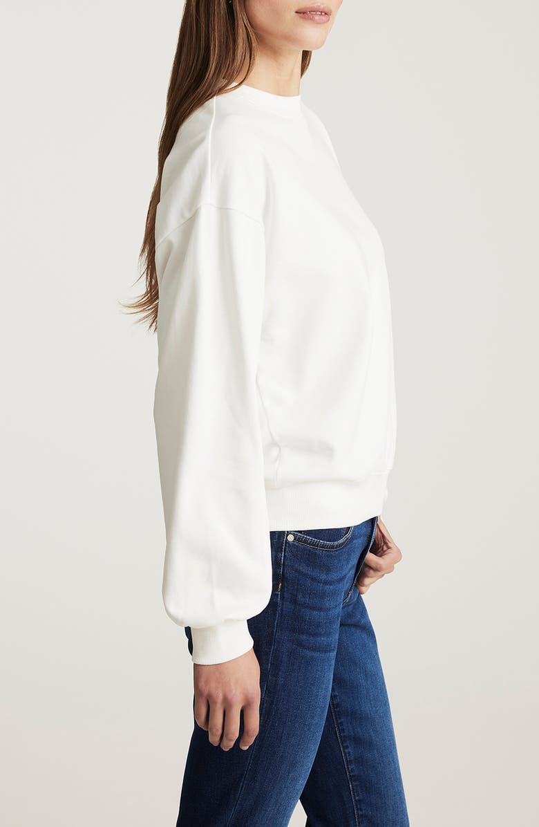 Mavi Jeans Cotton Sweatshirt, Alternate, color, Antique White