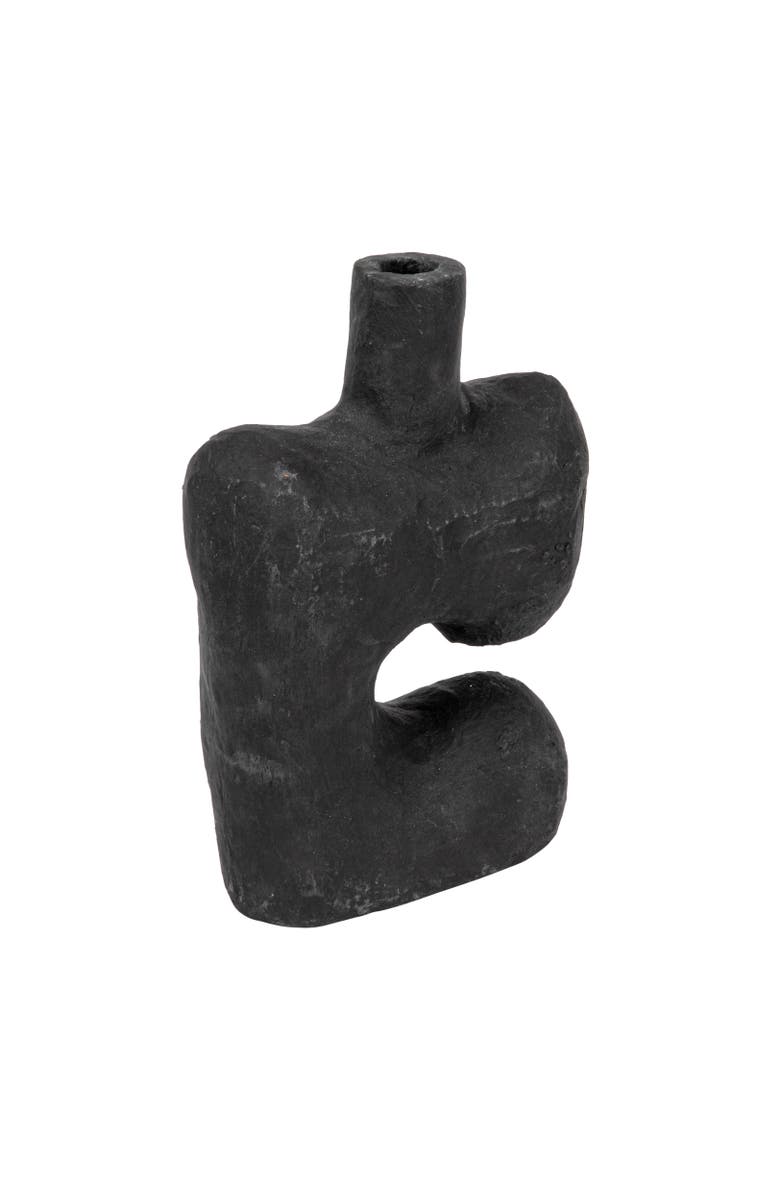 Storied Home Abstract Decorative Vase, Main, color, Black