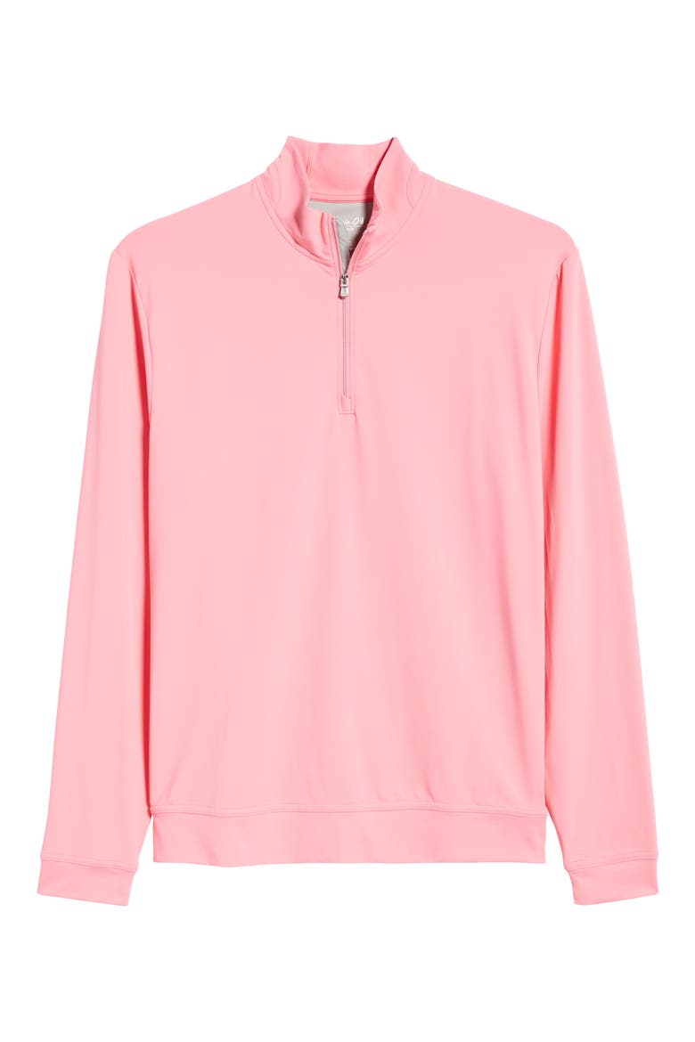 Motion Performance Quarter Zip Pullover, Alternate, color, PINK LEMONADE