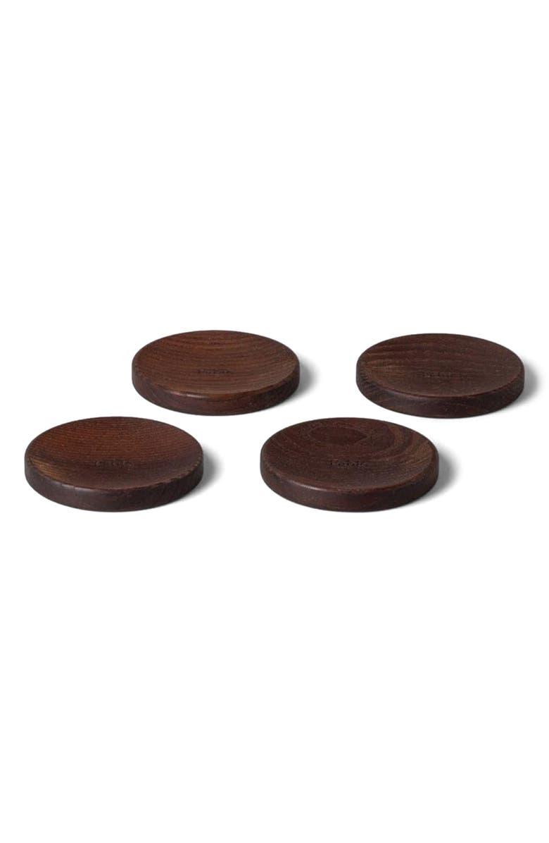 Fable The Coasters Set of 4 Wood Coasters, Main, color, 