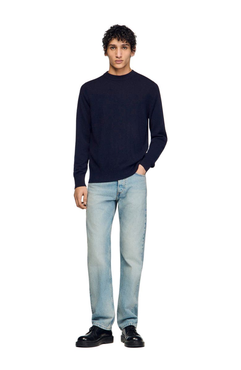 SANDRO Cashmere sweater, Alternate, color, Dark Navy