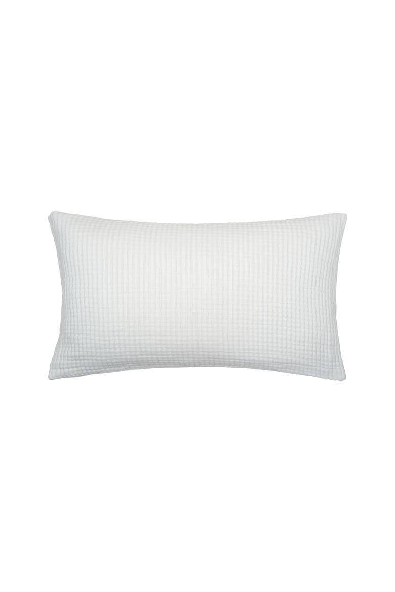 Lida White 100% Cotton King Sham 20" x 36", Main, color, White