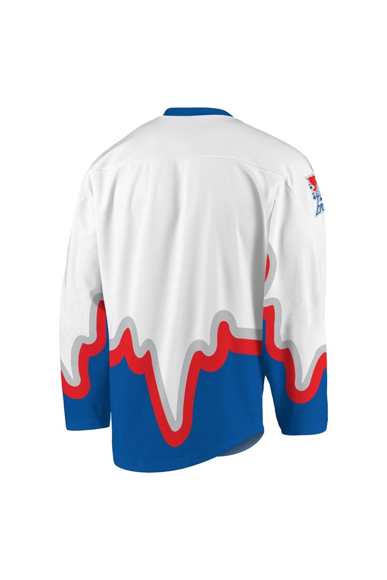 Youth White/Royal Toronto Rock Replica Jersey, Alternate, color, White