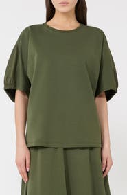 MM by Max Mara Puff Sleeve Knit Top