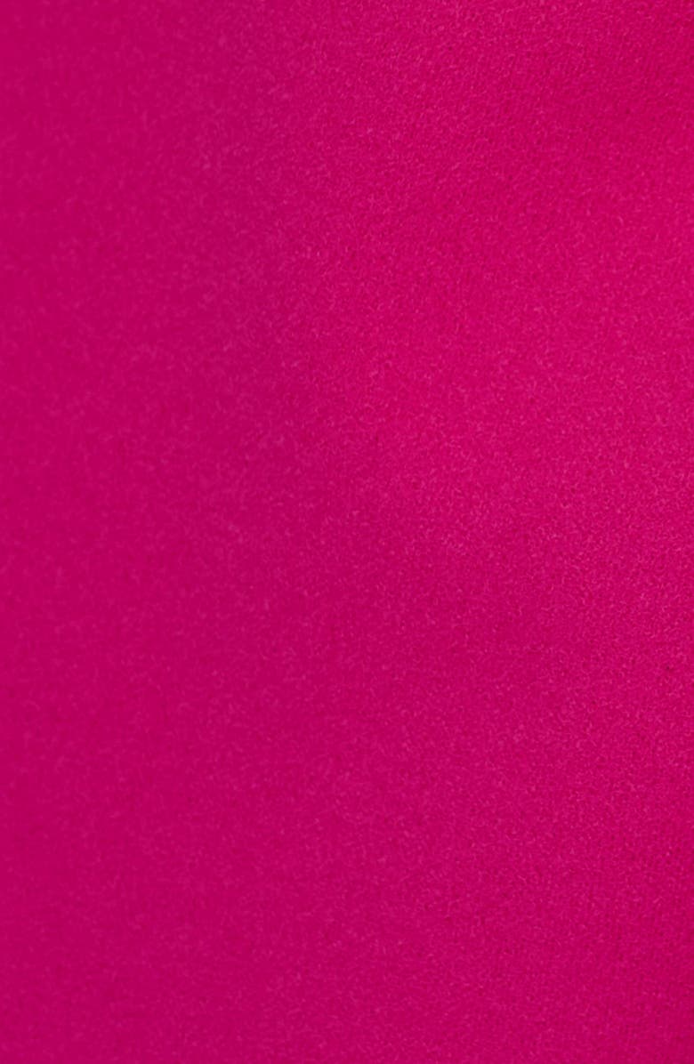 Adrianna Papell Tie Front Long Sleeve Wide Leg Stretch Crepe Jumpsuit, Alternate, color,