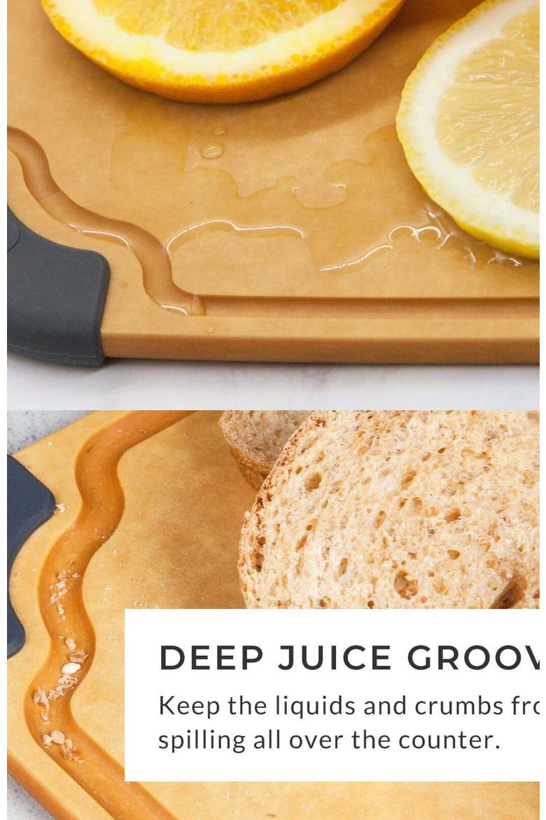 Paddle Series Cutting & Serving Board 2-in-1 Set, Alternate, color, No Color