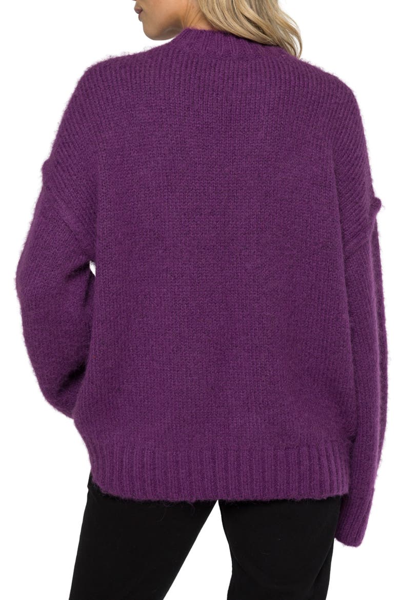 Courtney Crewneck Sweater, Alternate, color, ORCHID
