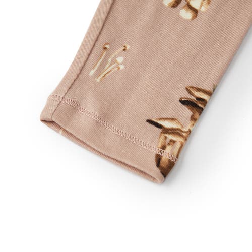 Milkbarn Organic Cotton Jogger In Brown