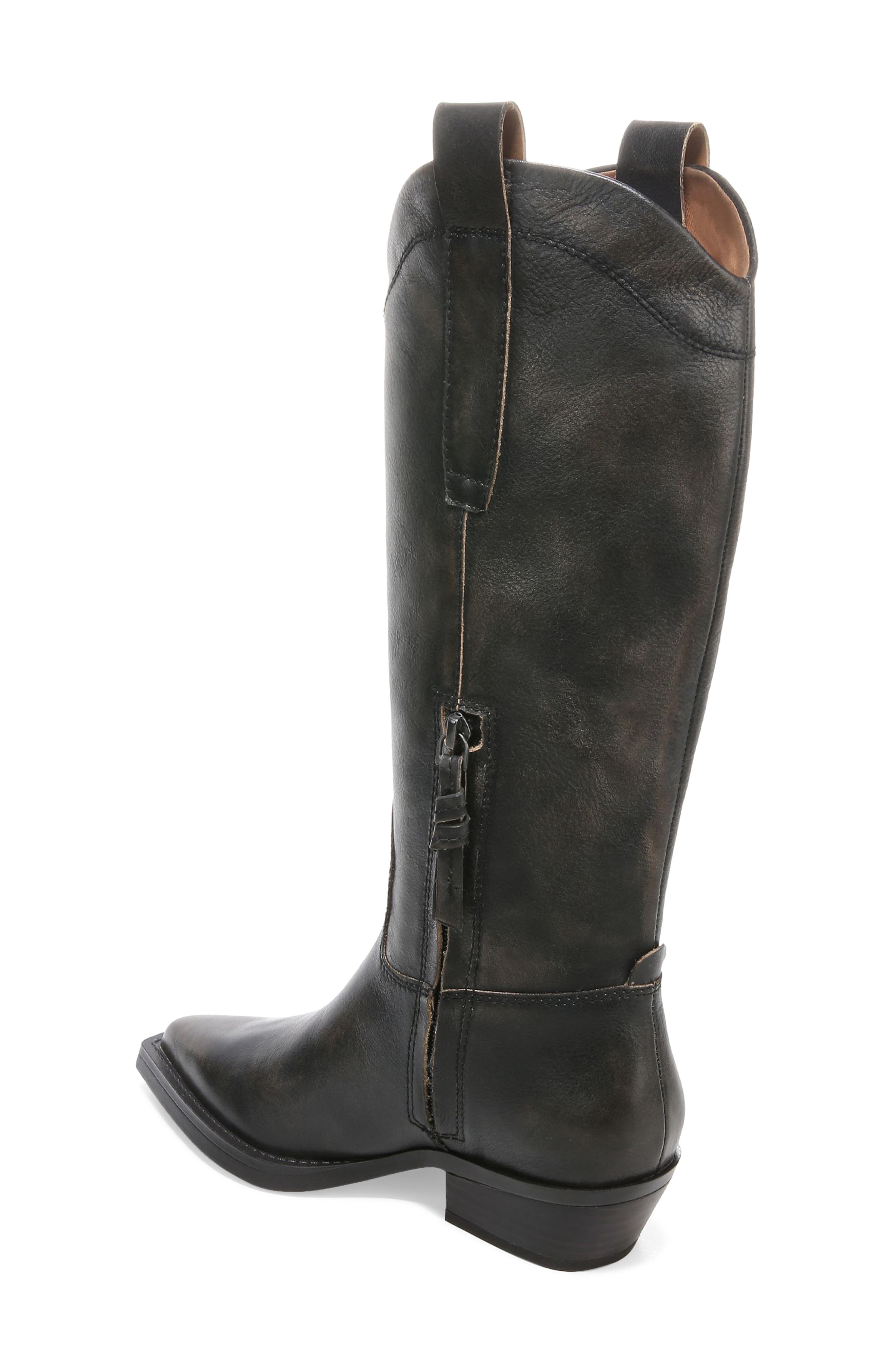 Liandra Cowboy Boot, Alternate, color, BLACK