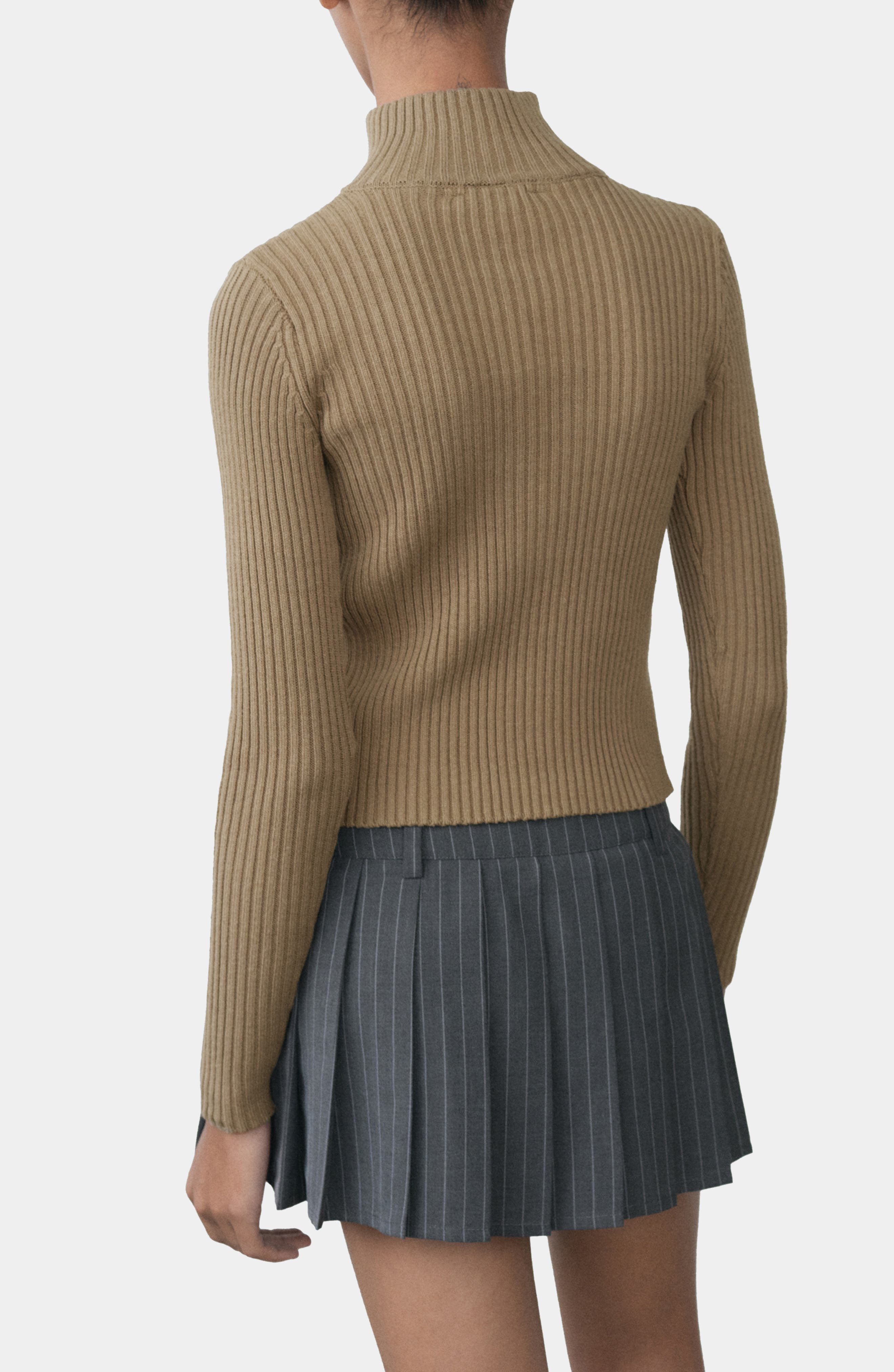 Perkins Logo Half Zip Sweater - image 2