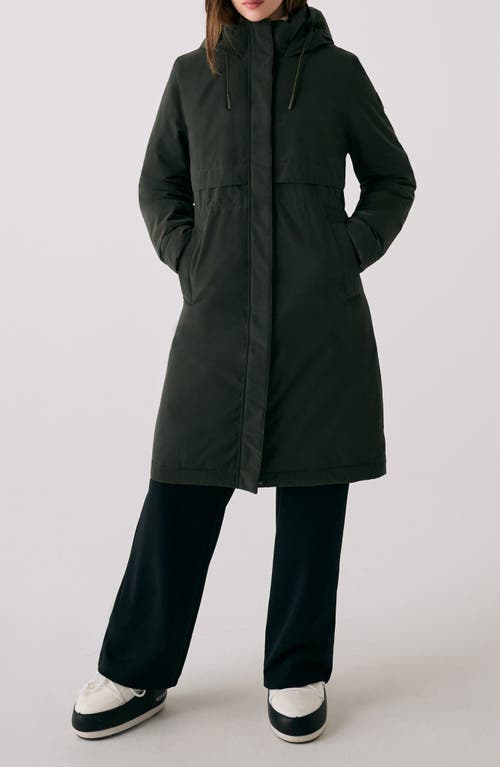 Lole Bristol Water Repellent Insulated Coat In Green