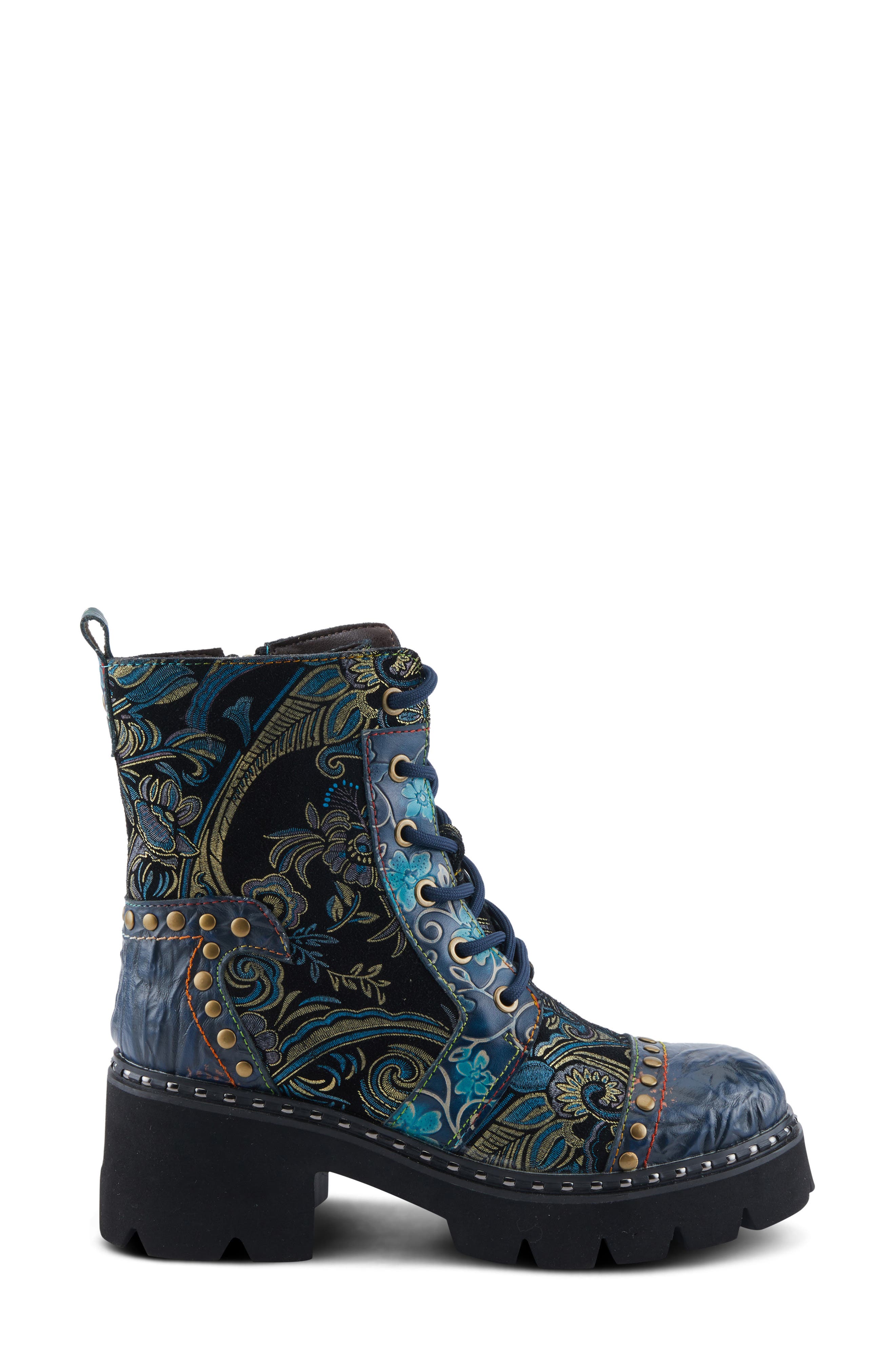Severity Combat Boot, Alternate, color, BLUE MULTI