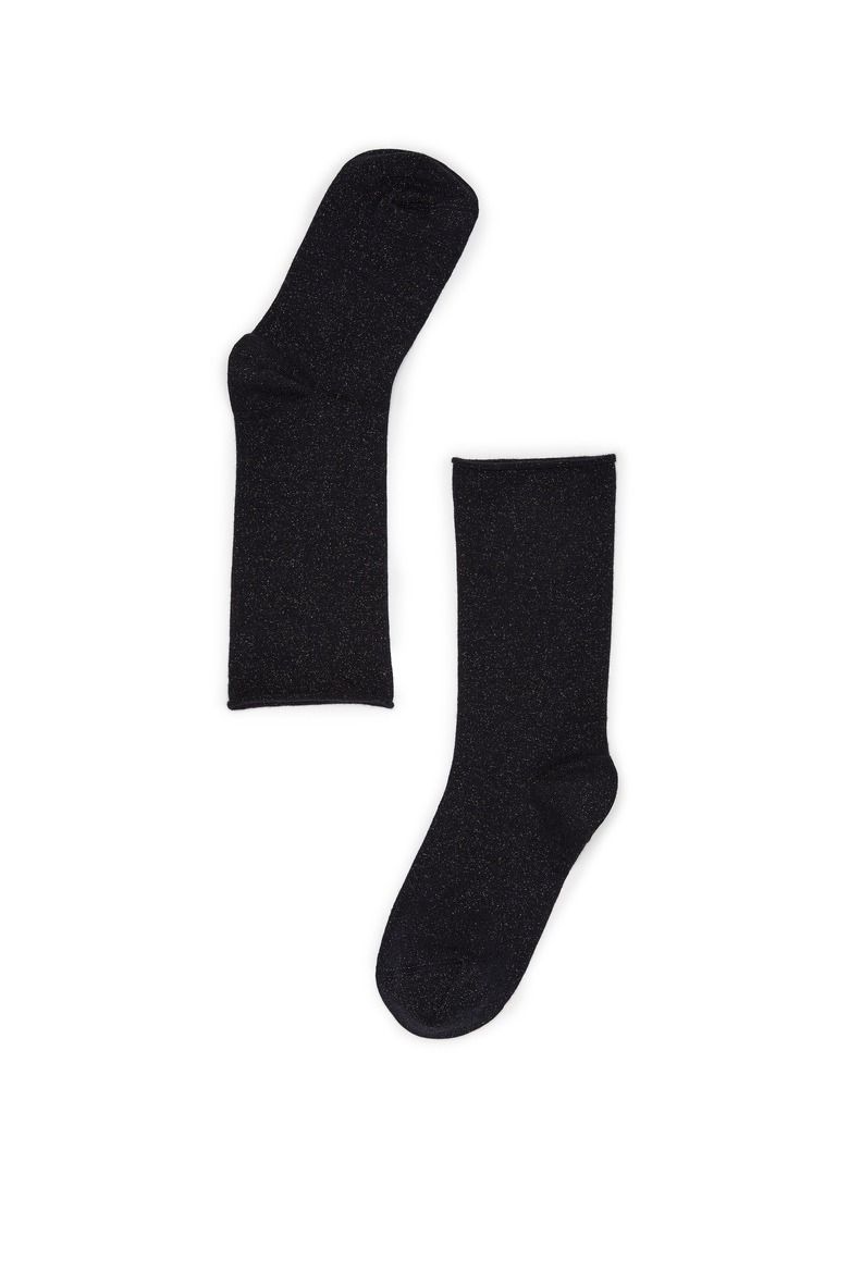 Cashmere knit socks, Main, color, Charcoal