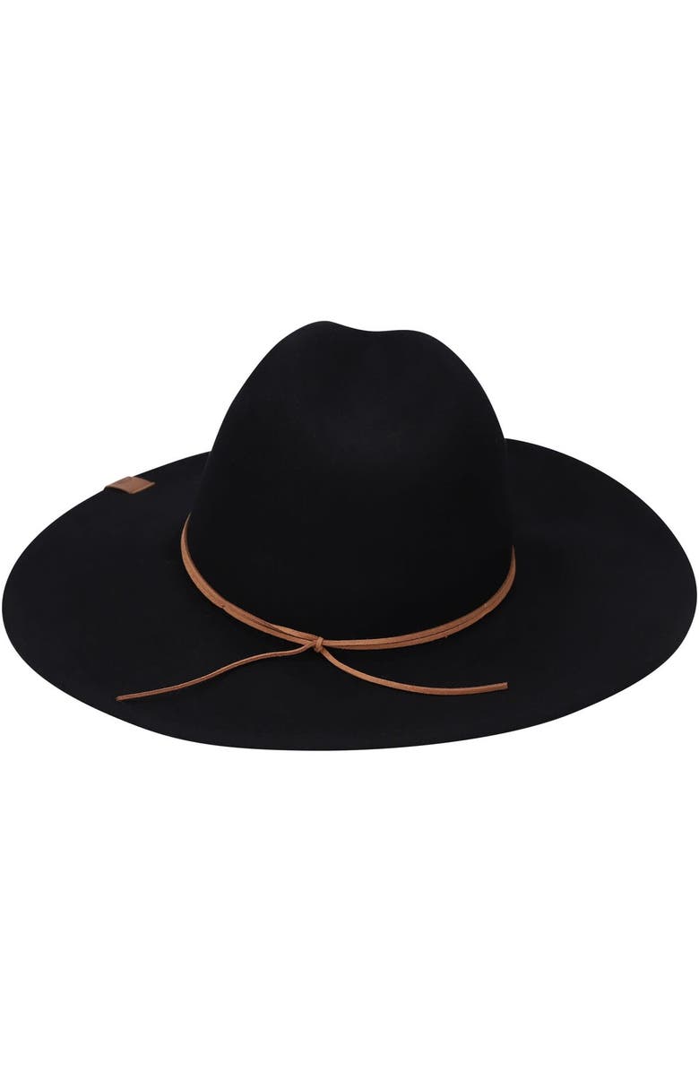 New Era Women's New Era Black Kansas City Chiefs Willow Wide Brim Fedora, Alternate, color, 