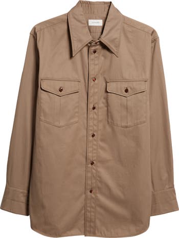LEMAIRE Relaxed Western Cotton Shirt