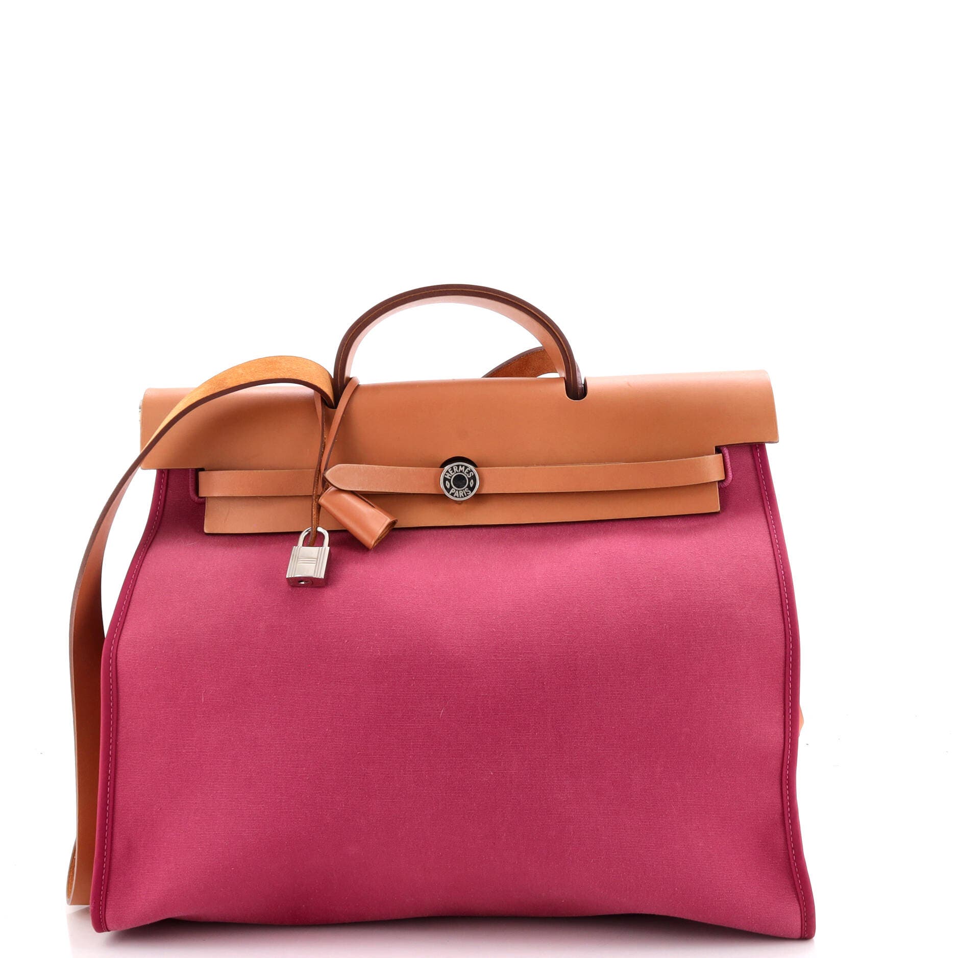 81034712 Herbag Zip Leather and Toile 39, Main, color, 