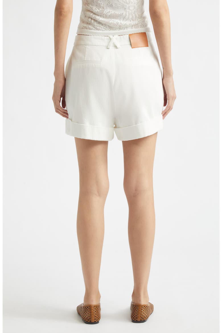 Nara Cuffed Shorts, Alternate, color, OPTIC