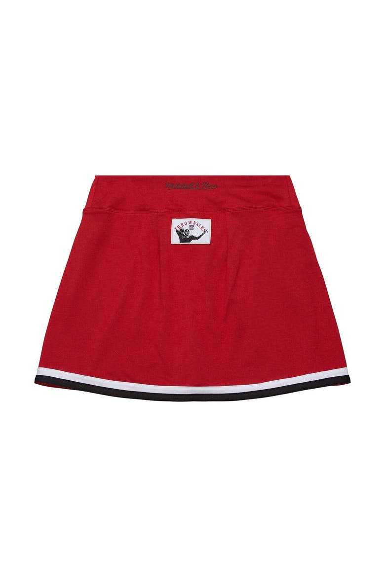 Women's Mitchell & Ness Scarlet San Francisco 49ers Throwback Logo Skort, Alternate, color, Scarlet