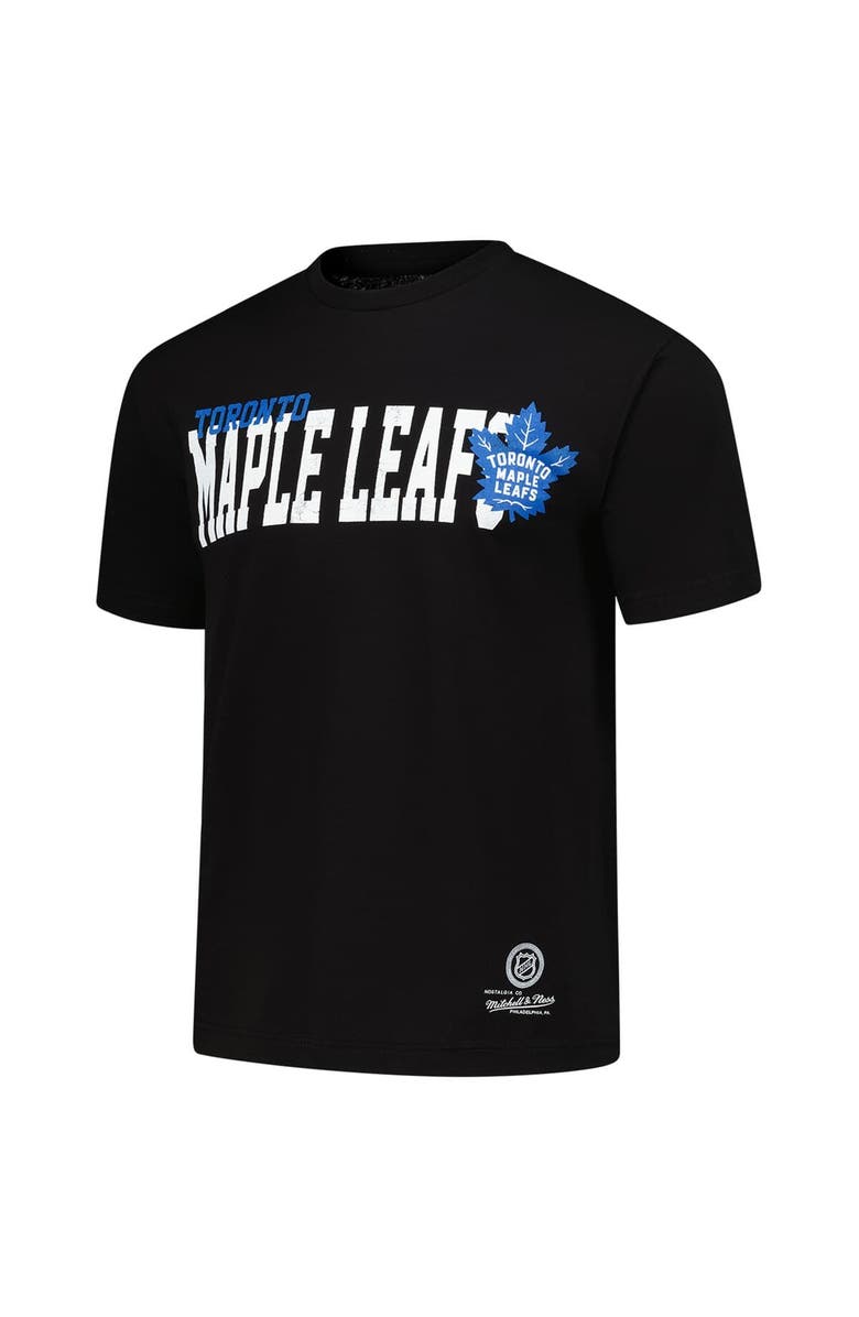 Mitchell & Ness Men's Mitchell & Ness Black Toronto Maple Leafs Home T-Shirt, Alternate, color, Black