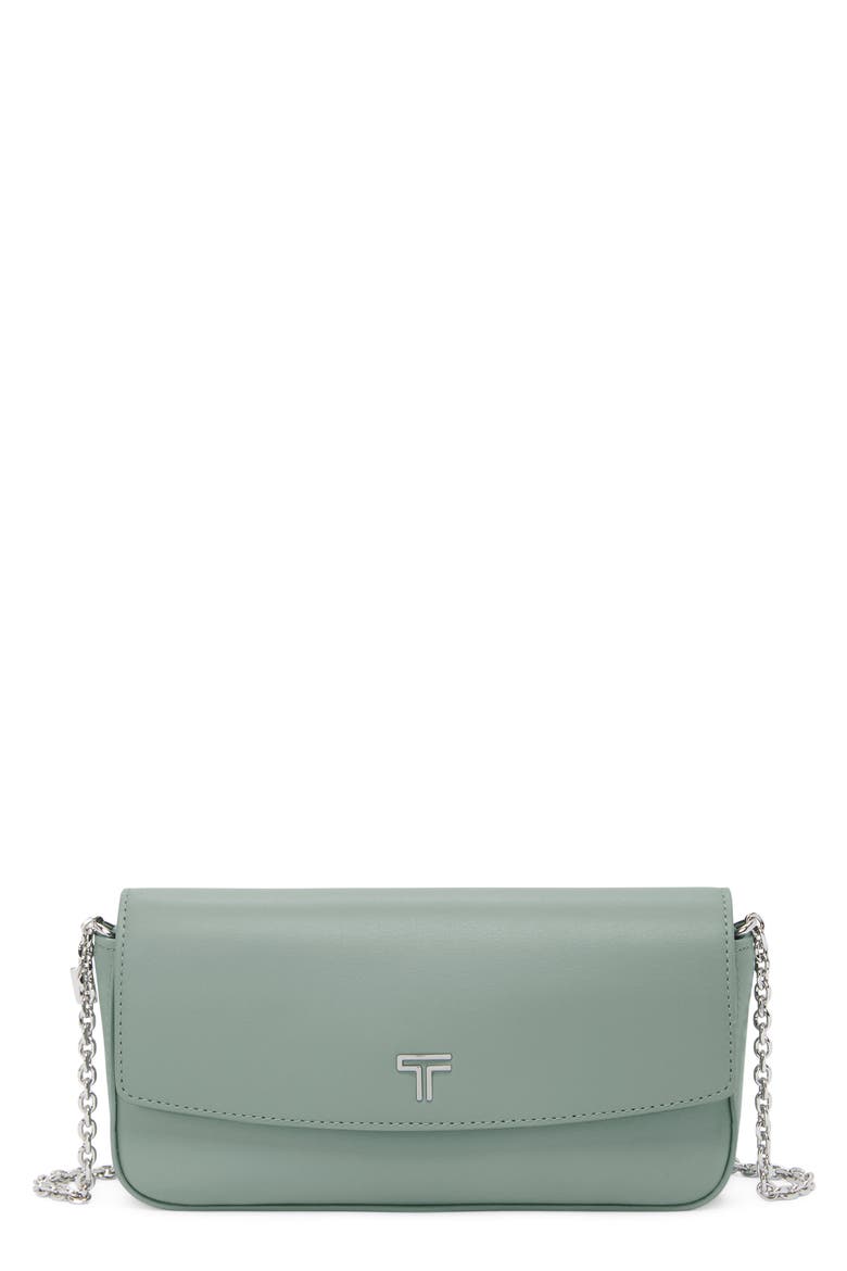 Belden Leather Wallet on a Chain, Main, color, THYME