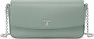 TUMI Belden Leather Wallet on a Chain